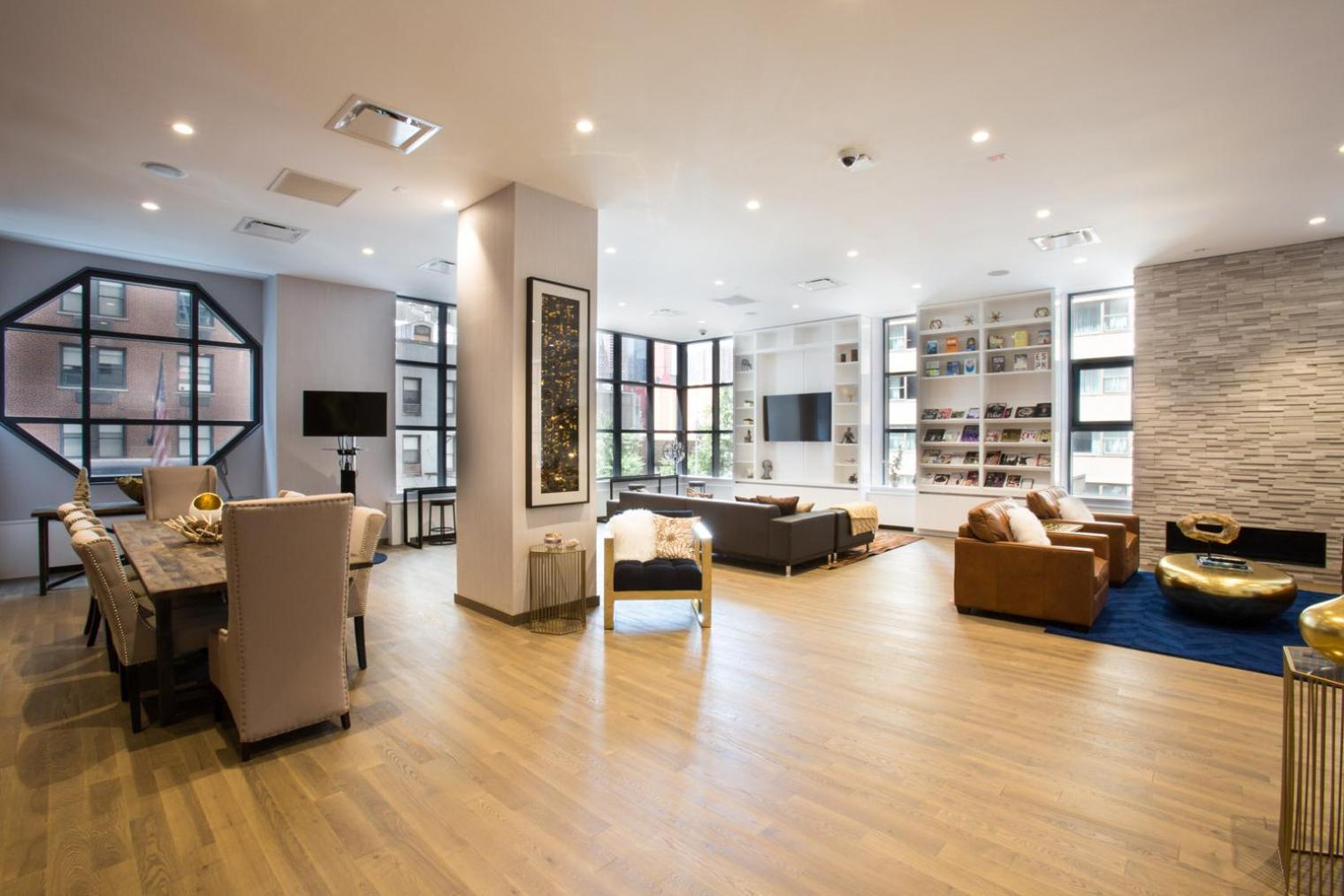 Apartment Midtown 2br W Gym Doorman Nr Times Square Nyc-1400 *