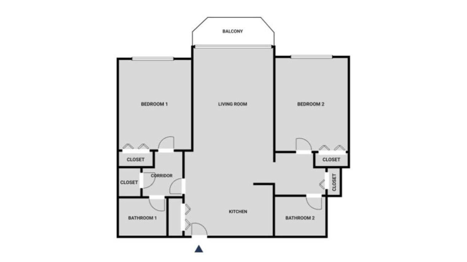 Apartment Midtown 2br W Gym Doorman Nr Times Square Nyc-1400 New York